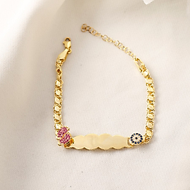 Nazarlı Pullu Zincirli Çocuk Künyesi