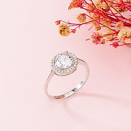 Tektaş Bayan Kaplamalı 925 Ayar Gümüş Yuzuk